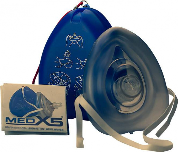 купить MEDX5 AED-Z-NBM-B Notfall-Beatmungsmaske mit Hands
