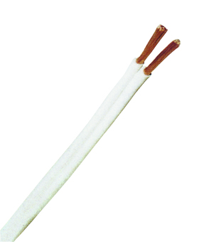 купить X03020607L Schrack Technik (N)YFAZ 2x4 weiß, PVC Zwillingsleitung feindrähtig