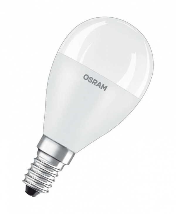 купить Лампа светодиодная LED STAR CLASSIC P 75 8W/830 8Вт шар 3000К тепл. бел. E14 806лм 220-240В матов. пласт. OSRAM 4058075210806