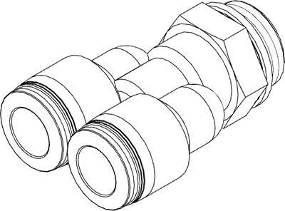 купить FESTO Y-Verbinder 186188 QSY-G1/2-12    Rohr-d: 12