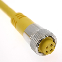 купить MIN-4FP-50 Mencom PVC Cable - 16 AWG - 600 V - 10A / 4 Poles Female Straight Plug 50 ft