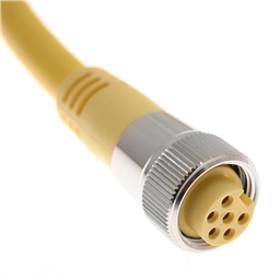 купить MIN-6FP-60 Mencom PVC Cable - 16 AWG - 600 V - 8A / 6 Poles Female Straight Plug 60 ft