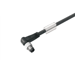 купить 1906590300 Weidmueller Sensor-actuator Cable (assembled) / Sensor-actuator Cable (assembled), One end without connector, M8, No. of poles: 4, Cable length: 3 m, pin, 90°