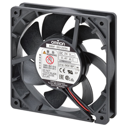 купить R89F-DS1225H Omron DC Axial Fan, 120 x 120 x t25 mm, Plastic blades type, High speed