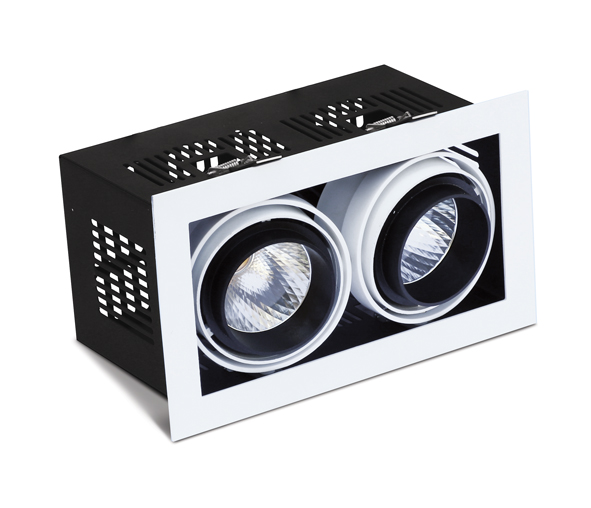 купить LID13126 Schrack Technik Kronos-S/A2 LED 2x25W 4000K 2x1750lm, IP20, grau