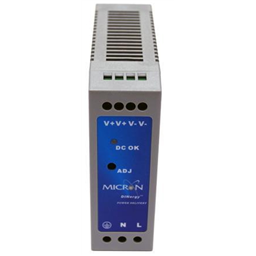 купить MDP50-24-1 Micron 50W x 24Vdc DIN-Rail mounted switching power supply