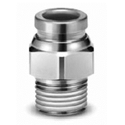 купить KQB2H06-02S SMC KQB2H, Metal One-touch Fitting, Male Connector