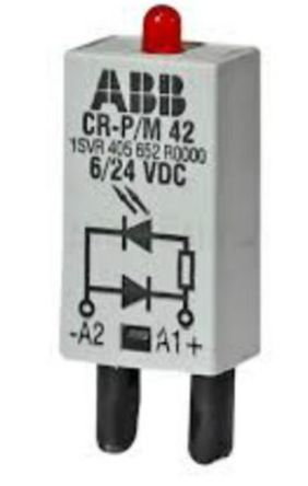 купить Функциональный модуль CR-P/M 62 для реле CR-P, CR-M - светодиод красный и диод для защиты от обратной полярности, 6-24В AC/DC