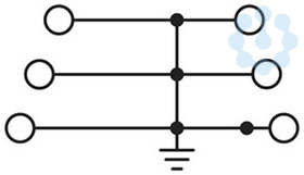 купить Клемма защитного провода PT 2.5-3PE Phoenix Contact 3210525