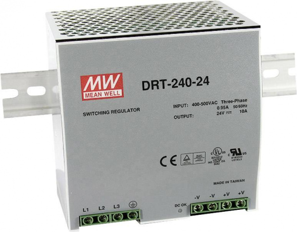 купить Mean Well DRT-240-24 Hutschienen-Netzteil (DIN-Rai