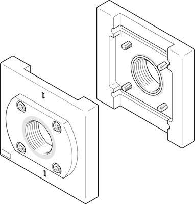 купить FESTO Anschlussplatte 1629296 PAML-CP-186-HP3-G114