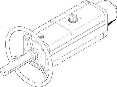 купить FESTO Schwenkantrieb 8005051 DAPS-0480-090-RS1-F14