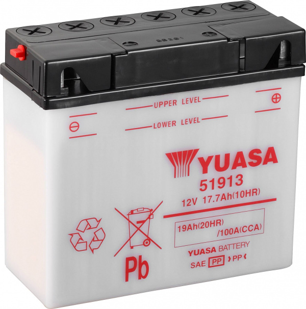 купить Yuasa 51913 Motorradbatterie 12 V 19 Ah  Passend f