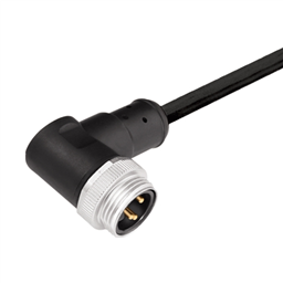 купить 1292131000 Weidmueller Sensor-actuator Cable (assembled) / Sensor-actuator Cable (assembled), One end without connector, 7/8", No. of poles: 4, Cable length: 10 m, pin, 90°