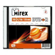 купить Носители информации Mirex DVD+R 4,7 Гб 16x slim case (UL130013A1S)