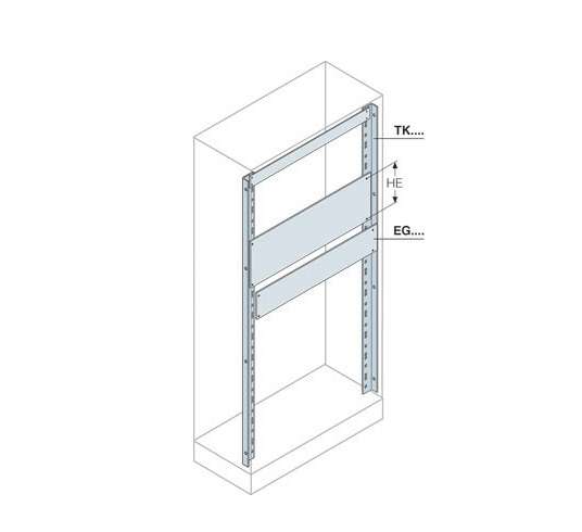 купить Панель для 19 дюйм алюм. 4HE H=177.5мм ABB EG1904