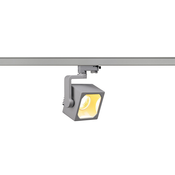 купить LI152764 Schrack Technik EURO CUBE Spot, 3000K, CRI90, 90°, 3P.-Adapter, silbergrau