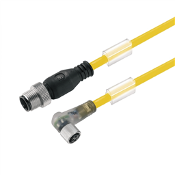 купить 1093110150 Weidmueller Sensor-actuator Cable (assembled) / Sensor-actuator Cable (assembled), Connecting line, M12 / M8, No. of poles: 3, Cable length: 1.5 m, pin, straight - socket, 90°