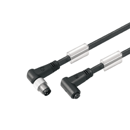 купить 1948520300 Weidmueller Sensor-actuator Cable (assembled) / Sensor-actuator Cable (assembled), Connecting line, M8 / M8, No. of poles: 4, Cable length: 3 m, pin, 90° - socket 90°