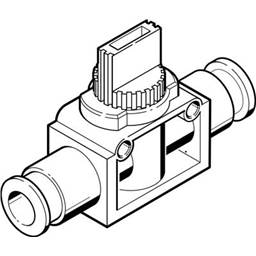 купить HE-2-QS-8 Festo Отсечной клапан / 00991673