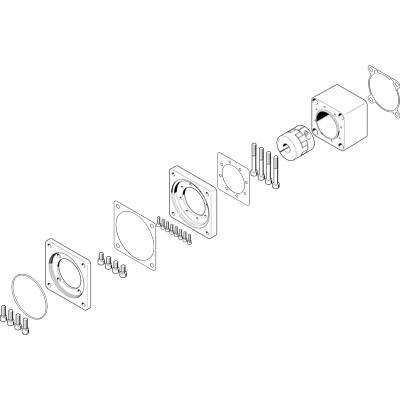 купить FESTO Axialbausatz 2946765 EAMM-A-D100-120G-S1