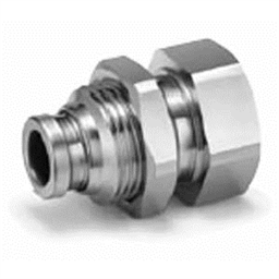 купить KQG2E16-04 SMC KQG2E, Stainless Steel 316, One-touch Fitting, Bulkhead Connector