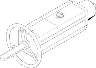 купить FESTO Schwenkantrieb 8005063 DAPS-0720-090-RS3-F14