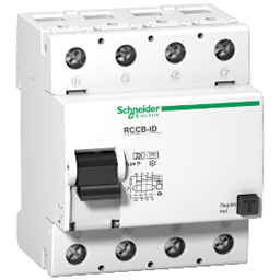 купить 16763 Schneider Electric Идентификатор выключателя остаточного тока - 4 полюса - 125 A - класс B 30 мА