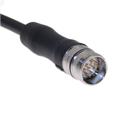 купить MCVP-19MPM-10M Mencom PUR Cable - 18/22 AWG - 150 V - 1/10A / 19 Poles Male Straight Plug 10 m