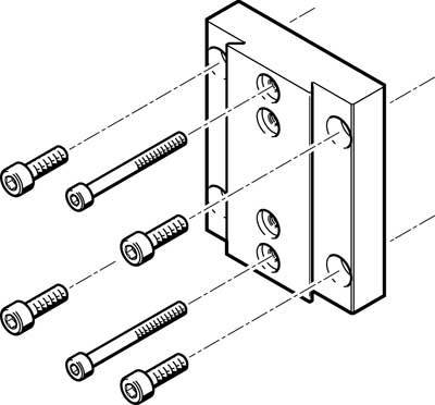 купить FESTO Adapter 196790 HMVA-DLA40    1 St.