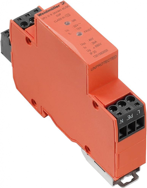 купить Weidmueller VPU III R 24V/4kV 1351580000 Überspannu