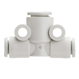 купить KQ2T06-08A1 SMC KQ2T, One-touch Fitting White Color - Different Diameter Tee (A<B)