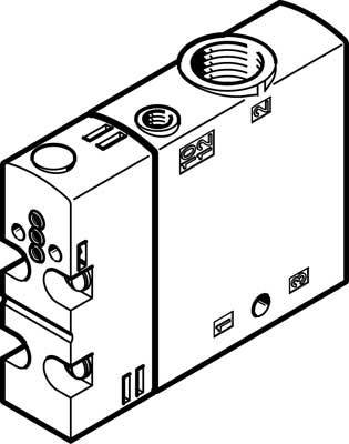 купить FESTO Grundventil 550165 CPE18-P1-3OL-1/4  Gehaeuse