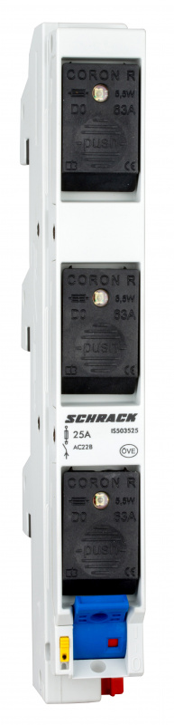 купить IS503525 Schrack Technik CORON R Lasttrennschalter D02, 3polig, 25A fix