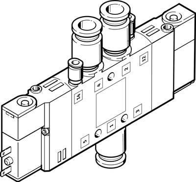 купить FESTO Magnetventil 196909 CPE14-M1BH-5JS-QS-6  QS-