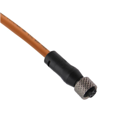 купить FFDC-4FPX-1M-SS Mencom PVC Cable - 18 AWG - 300 V - 4A / 4 Poles Female Straight Plug 1 m
