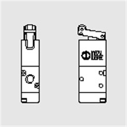 купить 7001000400 Metal Work 70 series valve mechanical couplings 1/8" 3/2 sensitive roller with spring mechanical normally closed