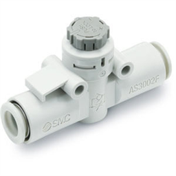 купить AS1002F-06A SMC AS***2F-A, Speed Controller, One-touch Fitting, In-line, Push Lock