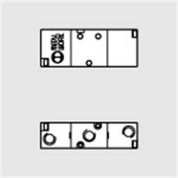 купить 7020010100 Metal Work 70 series valve pneumatic couplings 1/4" 3/2 bistable