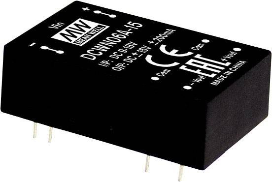 купить Mean Well DCWN06C-15 DC/DC-Wandlermodul   200 mA 6