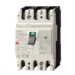 купить NV100-SRU_3P_100A_50mA_F Mitsubishi Earth Leakage Circuit Breaker 3-Pole 100A 50mA Front connection type