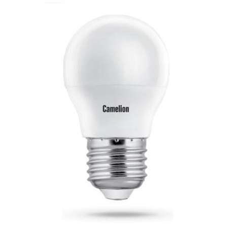 купить Лампа светодиодная LED8-G45/845/E27 8Вт шар 4500К белый E27 750лм 170-265В Camelion 12394