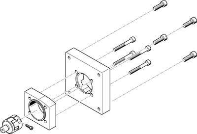 купить FESTO Axialbausatz 560683 EAMM-A-L48-87A    1 St.