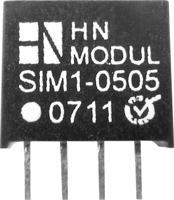 купить HN Power SIM1-0505-SIL4 DC/DC-Wandler, Print 5 V/D