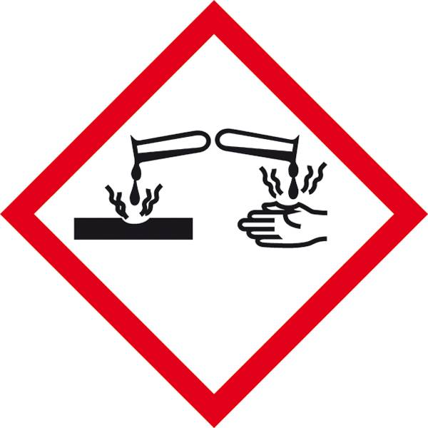 купить GHS-Gefahrenpiktogramm 05 Г„tzwirkung  Folie selbst