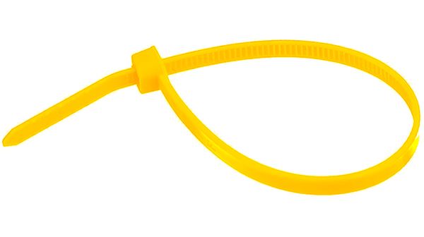 купить Стяжка кабельная, стандартная, полиамид 6.6, желтая, TY400-120-4-50 (50шт)