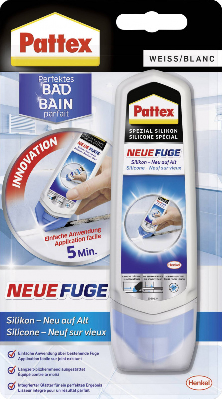 купить Pattex Neue Fuge Silikon  PN12W 100 ml