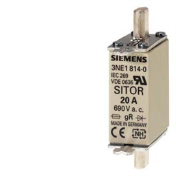 купить 3NE1820-0 Siemens SITOR FUSE LINKS OPERATING CAT. GS, DIN 43620 / 80A, AC 690V (SIZE 000)