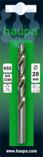 купить Сверло спиральное из быстрорежущей стали; шлифованное HAUPA 230190/CO