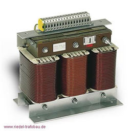 купить 0310-00019000 Riedel Transformatorenbau Three phase isolating transformer 19,0kVA / Pri: 3AC 1-1000V selectable; Sec: 0-1000V selectable;